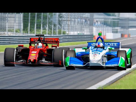 Ferrari F1 2019 vs IndyCar 2019  - Monza