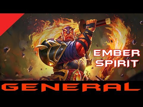 GeneRaL Plays Ember Spirit VS Huskar 7.19b 2018 Dota 2 - Pro Fullgameplay
