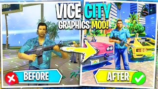 🔥How To Install Realistic Graphics Mod In GTA Vice City ✅| Low End PC - ( 2023 Best Graphics Mod )