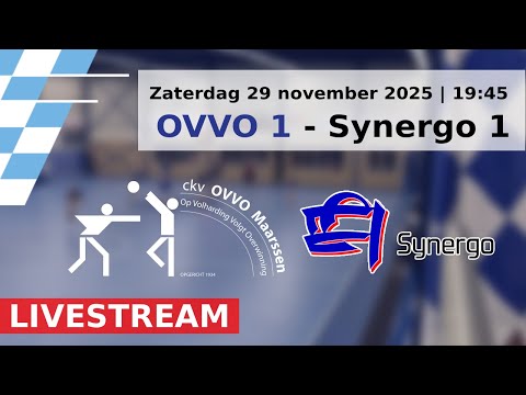 OVVO Maarssen 1 vs Synergo 1 | Livestream (29-11-2025)
