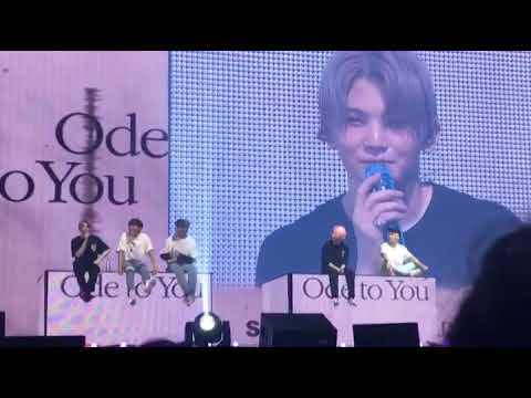 190901 세븐틴 우지 소감 멘트 [SEVENTEEN WOOZI MENT]