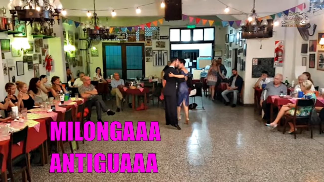 Tango en hermosa y antigua milonga al Compás del Corazón, Germán Landeira, Kei Hasegawa, milonga