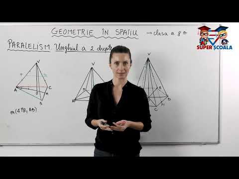 Clasa a VIII-a - Paralelism. Unghiul a două drepte. Partea 2