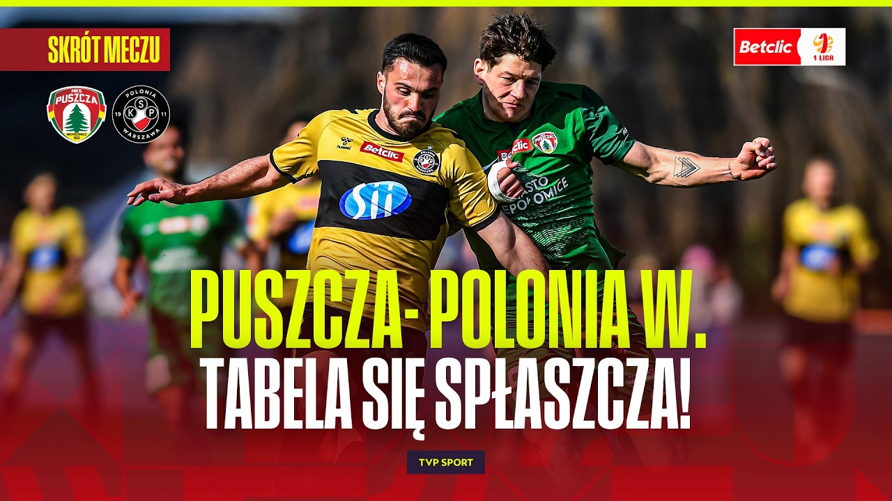 Puszcza Niepołomice vs Polonia Warszawa Highlights