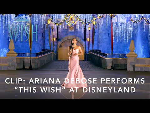 Ariana Debose Performs "This Wish" At Disneyland