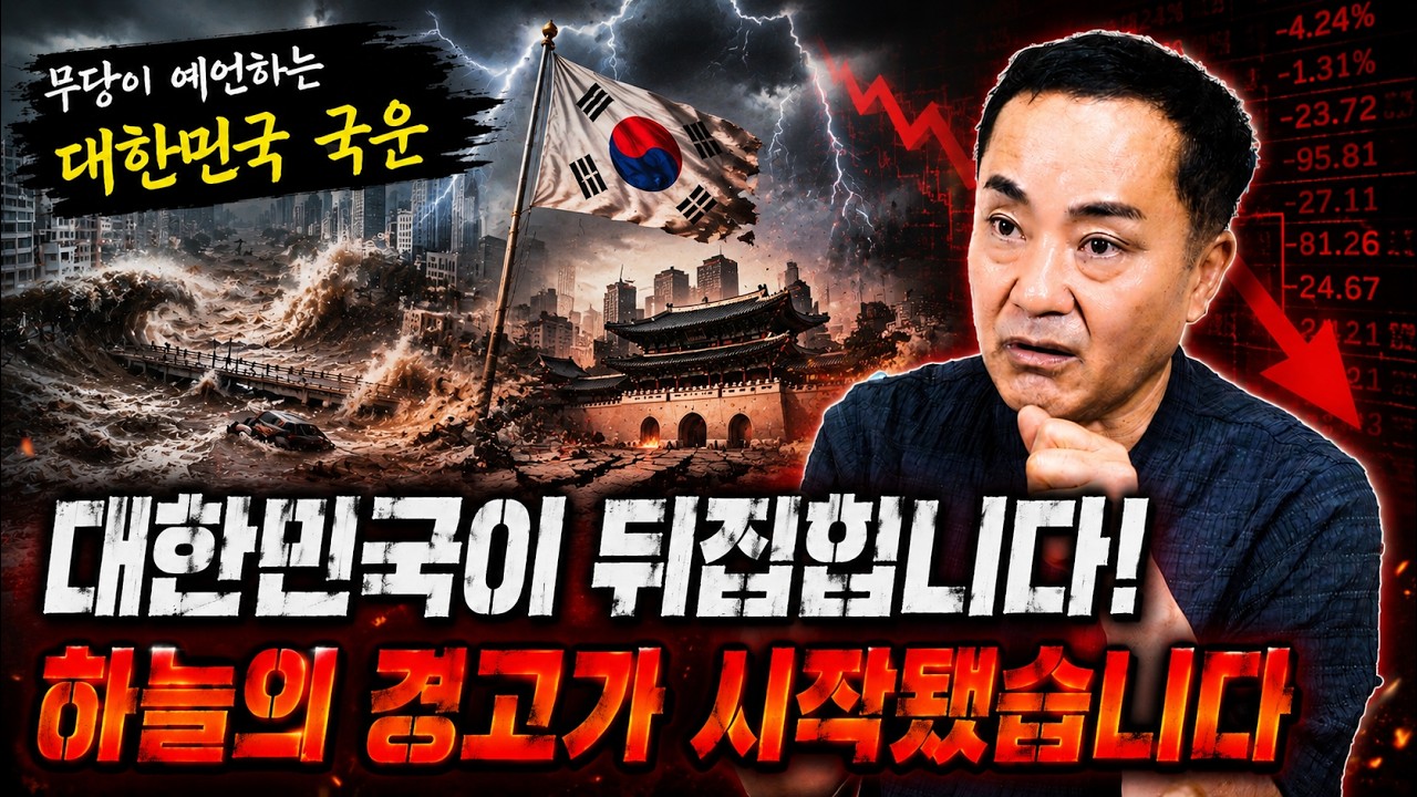 🔥충격 국운 예언🔥돌이킬 수 없는 큰 재앙이 찾아올 거 같습니다... 제발 무사하셨으면 좋겠습니다...😢