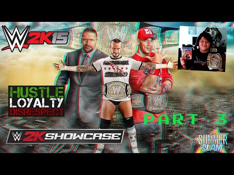 TWO WWE CHAMPIONS!!! WWE 2K15 Showcase "Hustle, Loyalty, Disrespect" Part 3