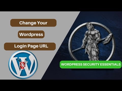 Change Your Login Page URL Video 6 Wordpress Security
