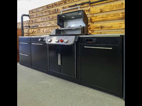 WEBER kuchyně - tři skříňky a gril Genesis EX-335