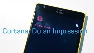 preview picture of video 'Cortana: Do an Impression...'