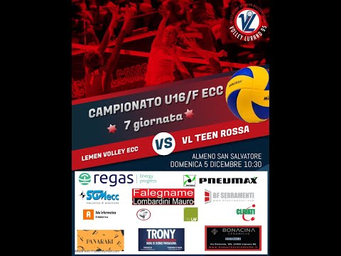 U16/F ECC:   LEMEN VOLLEY  ECC - VL TEEN ROSSA