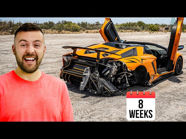 I Rebuilt A Destroyed Lamborghini Aventador Sv In 8 Weeks – Chris Slix