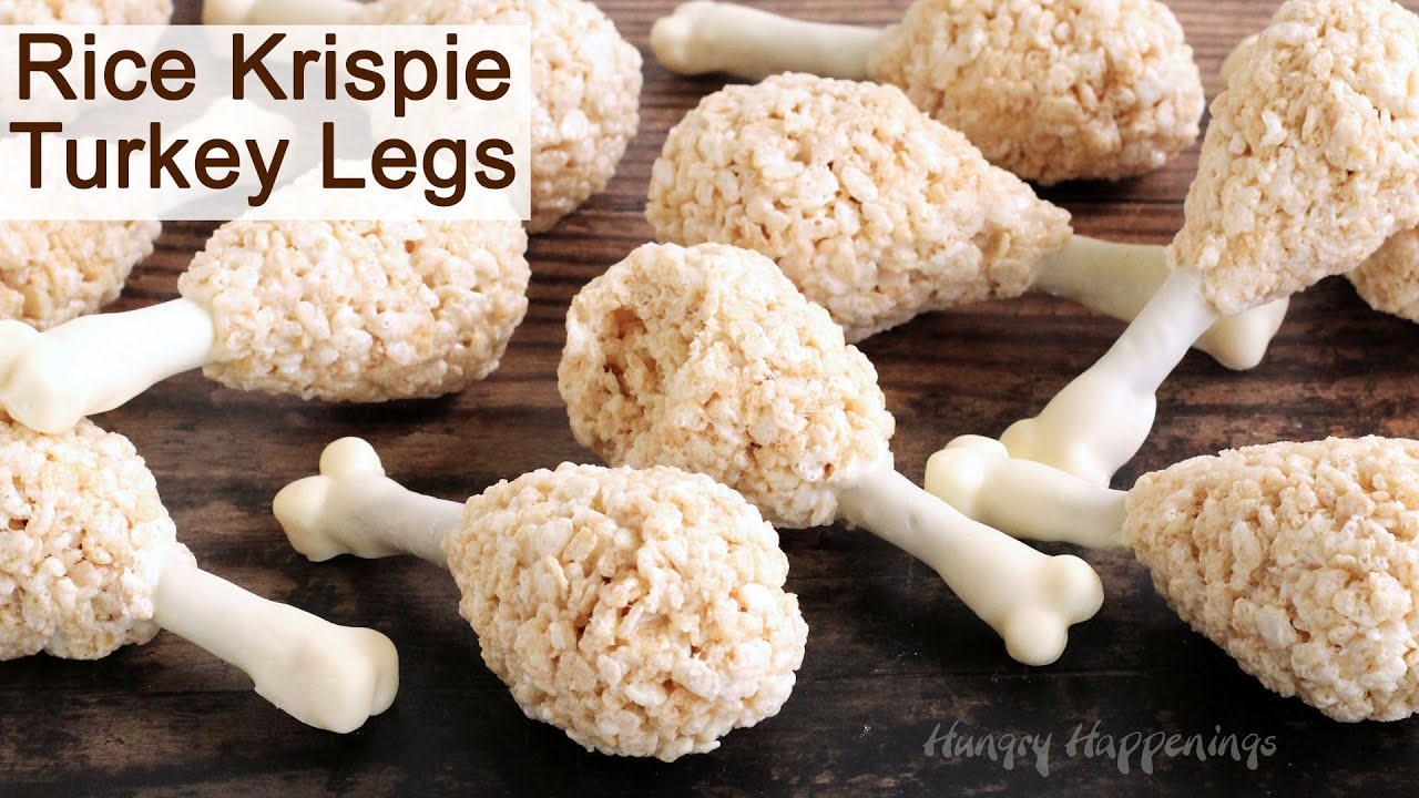 Rice Krispie Turkey Legs