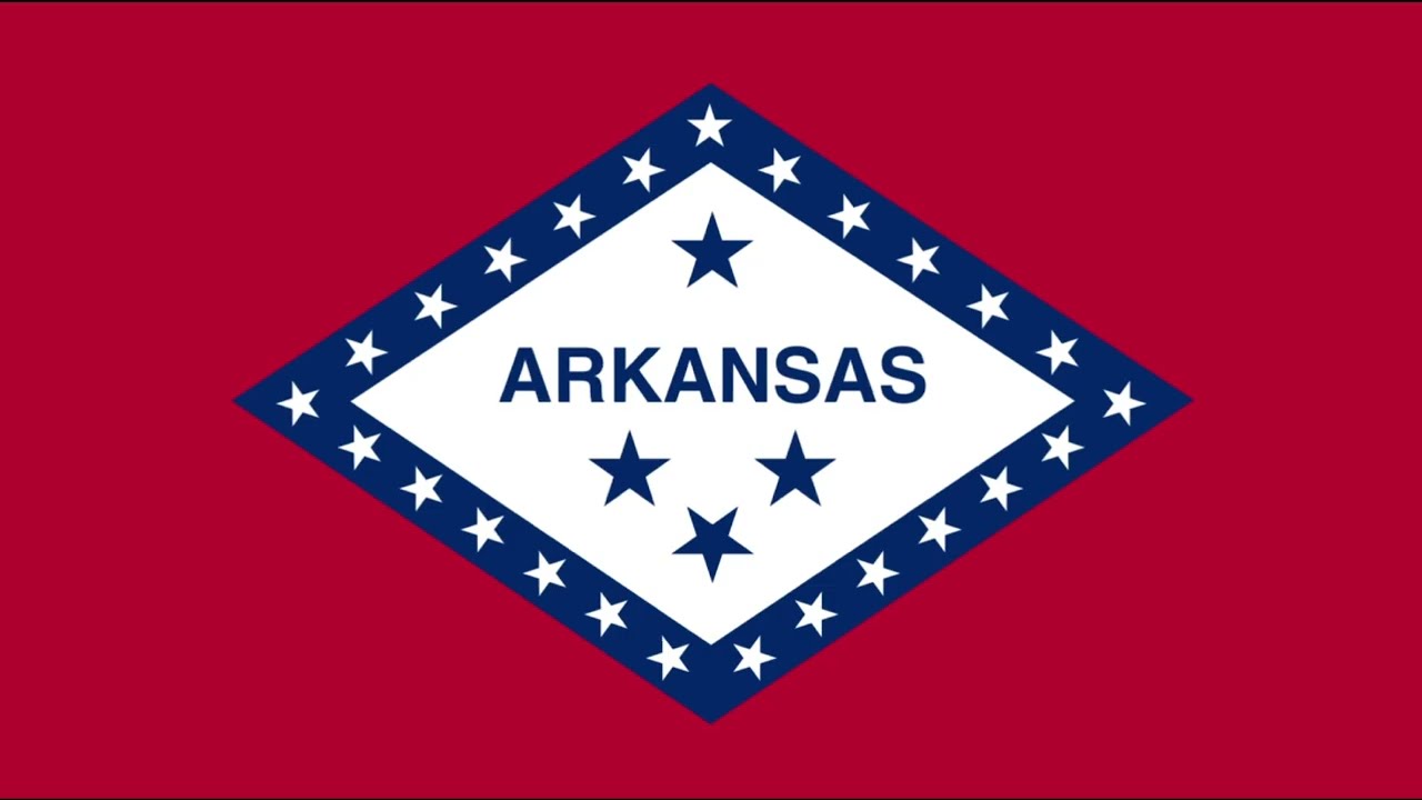 US state flags - flag animation