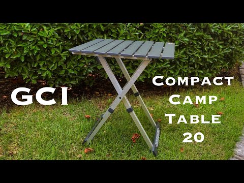 GCI Compact Camp Table 20 - This tiny table can hold 60 POUNDS!