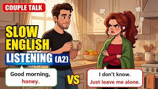 Couple Talk – Slow English Listening (A2)