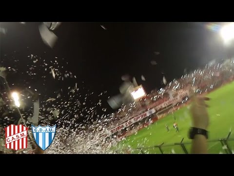 "Recibimiento de San Martín de Tucumán VS Juventud Unida" Barra: La Banda del Camion &bull; Club: San Martín de Tucumán
