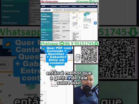 Economia de Francisco Ayres  PIB per capita e IDH que você deve memorizar!