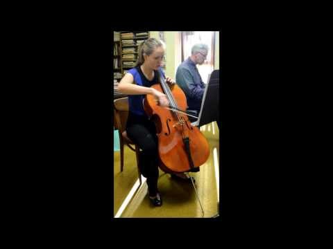 Stamitz's Concerto I in G, Movement I (Sara Brown, cello)