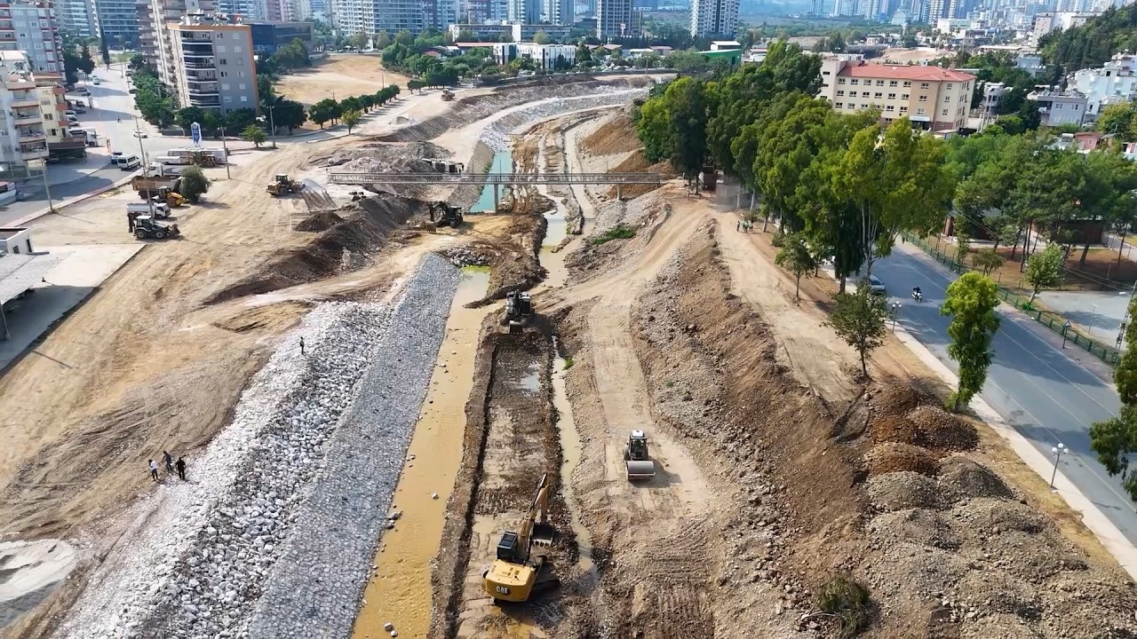 MERSİN’İN YENİ SOSYAL YAŞAM ALANI MÜFTÜ DERESİ YAŞAM VADİSİ PROJESİ’NİN 1  ETAP ÇALIŞMALARI BAŞLADI