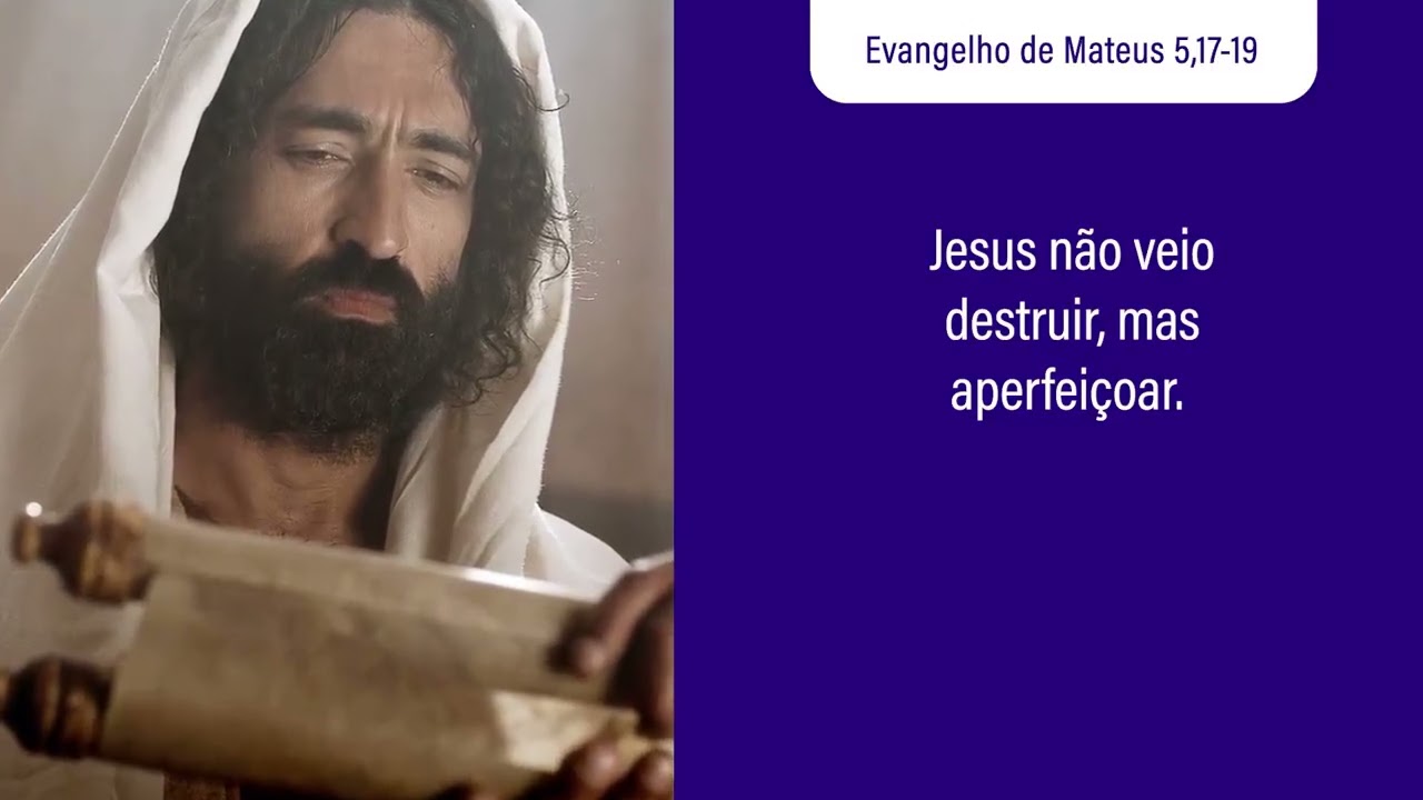 Jesus deixou claro que não veio abolir o primeiro testamento, mas dá-lo...👇🏻 #evangelhodehoje 