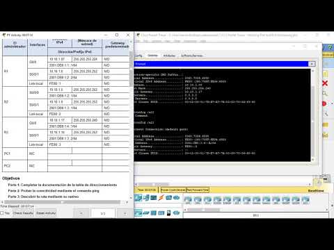 7.3.2.5 Packet Tracer: Identificación del direccionamiento IPv4 e IPv6