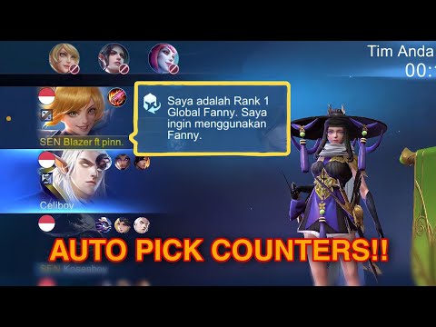 TOP 1 GLOBAL FANNY BLAZER FIRST PICK!?!? AUTO MANIAC!! | Mobile Legends