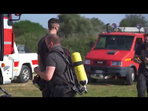Battery Fire Test at Nardò Technical Center - Porsche Engineering