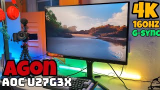 Video thumbnail for AOC GAMING U27G3X/BK 27" 4K IPS | 160Hz Gaming Monitor | 2 Weeks Later by Tech Jamo