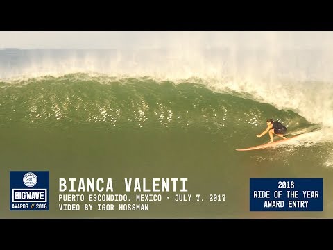 Bianca Valenti at Puerto - 2018 Ride of the Year Entry - WSL Big Wave Awards
