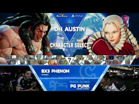 SFV: BX3 Phenom vs PG Punk - Dreamhack Austin 2017 Top 8 - CPT2017