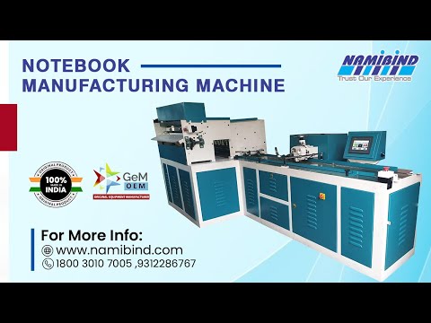 Automatic Notebook Making Machine videos