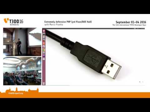 T3DD16 Extremely defensive PHP with Marco Pivetta - TYPO3 Developer Days 2016 Nuremberg
