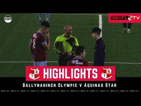Ballynahinch Olympic v Aquinas Star - Under 17 Fourth Supplementary League Cup Final - December 2022