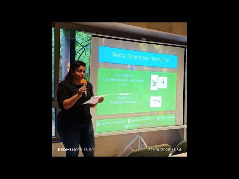 Hemangi Vartak speaks at the inauguration