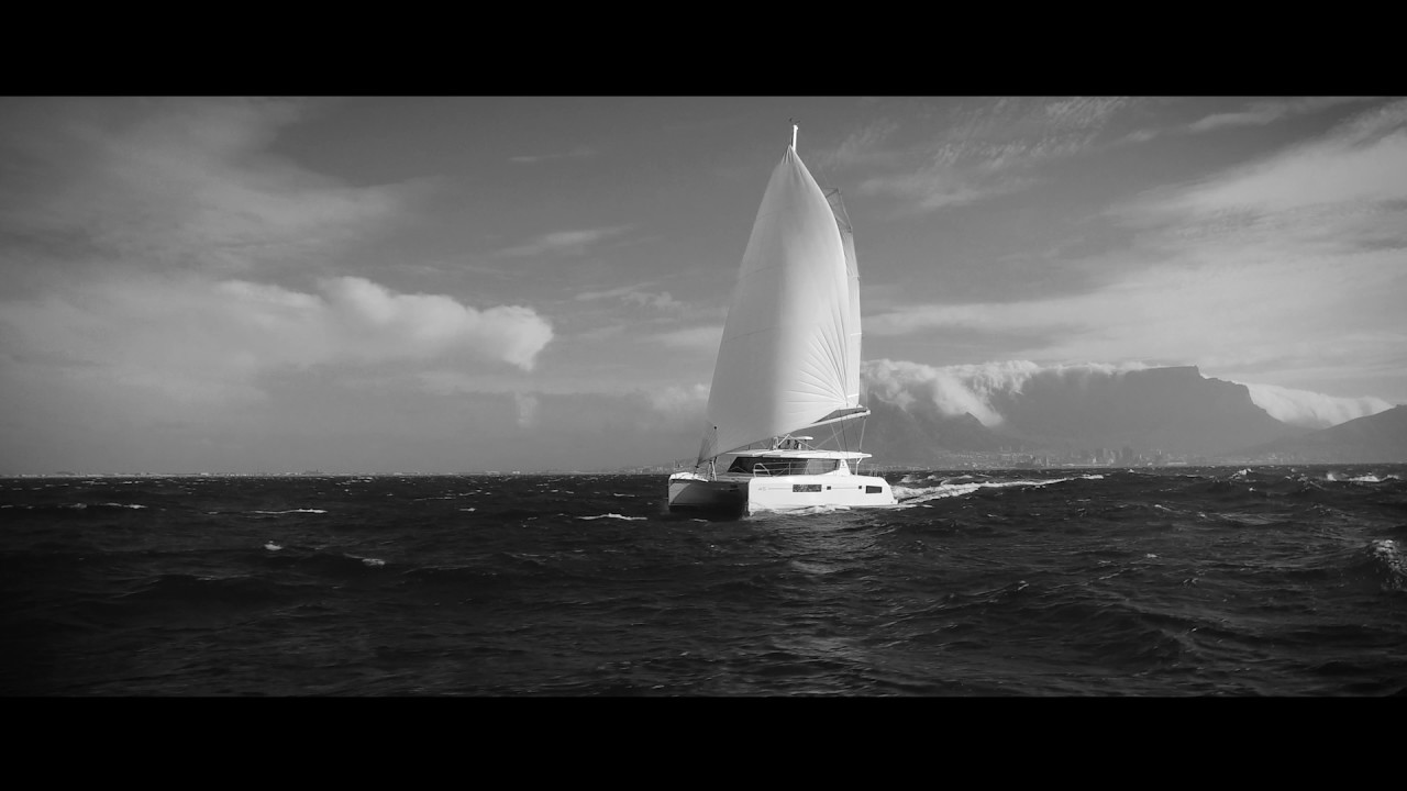 Leopard 45 in action off the coast of Cape Town, South Africa