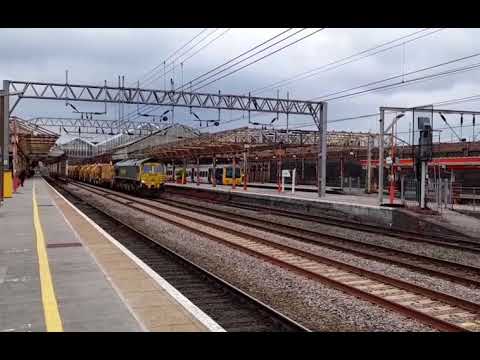 T&T Freightliner 66s on HOBC Engineers At Crewe.