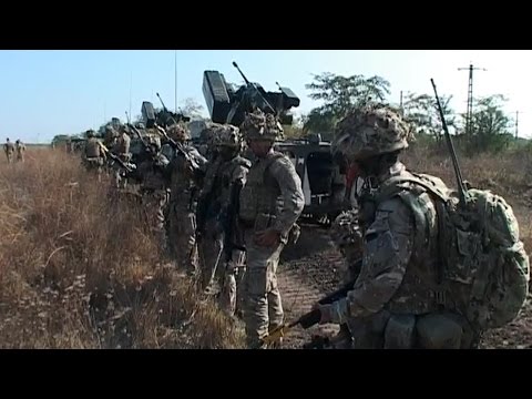 NATO Exercise Danube Express 14: UK, USA, Romania