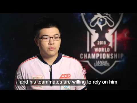 LGD Mid laner GODV gives his opinion on Bjergsen | pre TSM vs LGD match at S5 Worlds