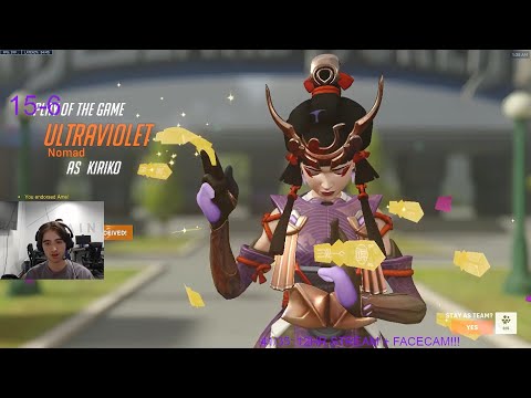 80 Tier Battle Pass Kiriko Mythic Skin Amaterasu - POTG! 17K HEAL! ULTRAVIOLET KIRIKO GAMEPLAY