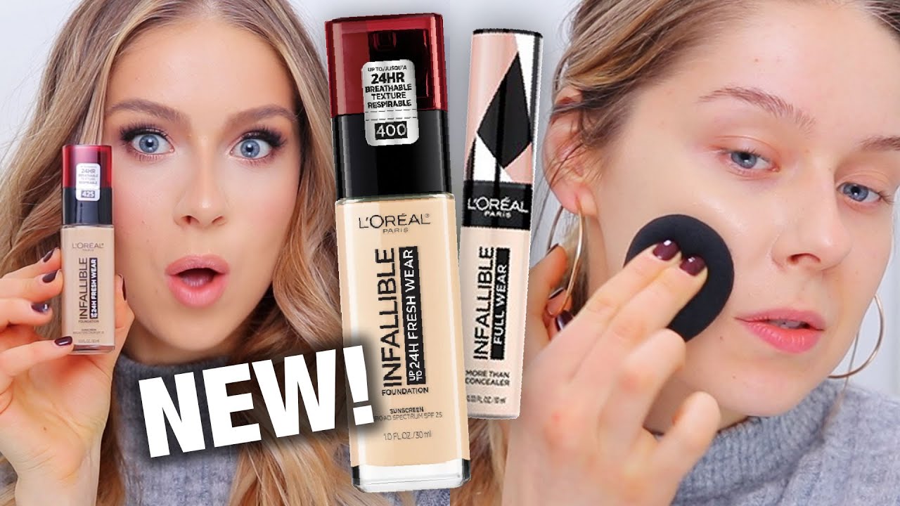 L'Oreal Infallible FRESH WEAR FOUNDATION + FULL WEAR CONCEALER Review
