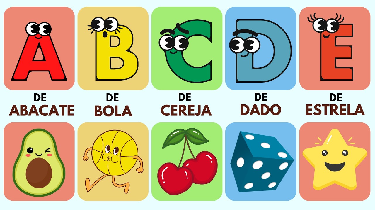 Ensinando o ABC completo em Português para Crianças║Aprenda o Alfabeto de Forma Leve e Divertida! 🎈