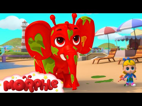 Morphle Plays with Slime!  | Morphle Fun Cartoons | Moonbug Kids Cartoon Adventure