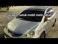 Test Konsumsi BBM Honda City 2003 Matic Cvt