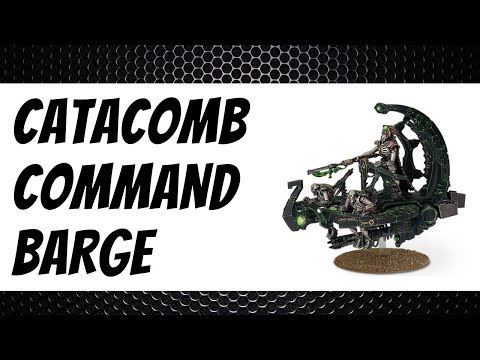 Necron CATACOMB COMMAND BARGE Review  - 9th Edition Codex - Warhammer 40k