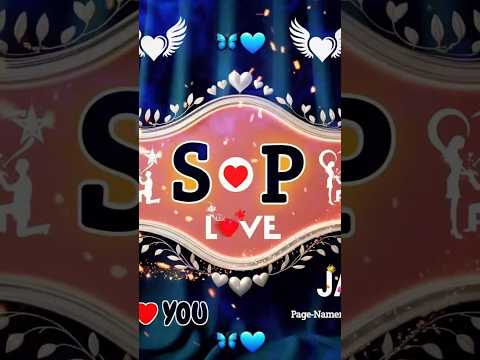SP Name Stylish Love Video | WhatsApp status 🎯🥀 #nameart #lovestatus #yt