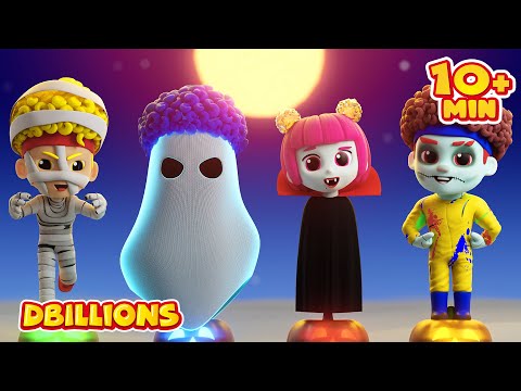 Halloween Monsters (Werewolf, Alien & Pumpkin Head Scarecrow) + MORE D Billions Kids Songs