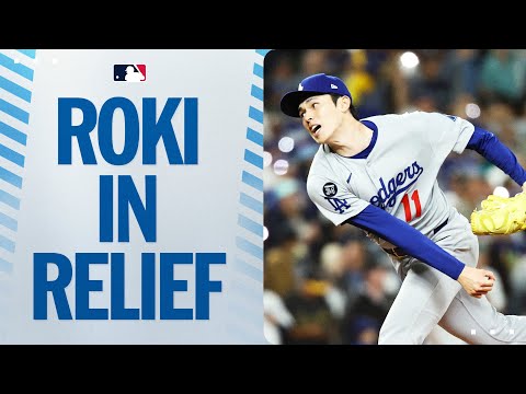Roki Sasaki tosses ANOTHER dominant inning out of the bullpen! (Hits 100 MPH AGAIN!) | 佐々木朗希ハイライト