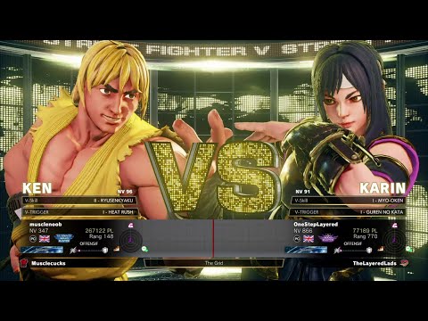 musclenoob (ken) VS (karin) OneStepLayered... Masterz TV