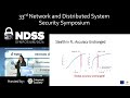NDSS 2026 Memory Backdoor Attacks On Neural Networks